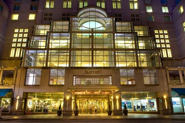 Exterior front of Philadelphia Marriott