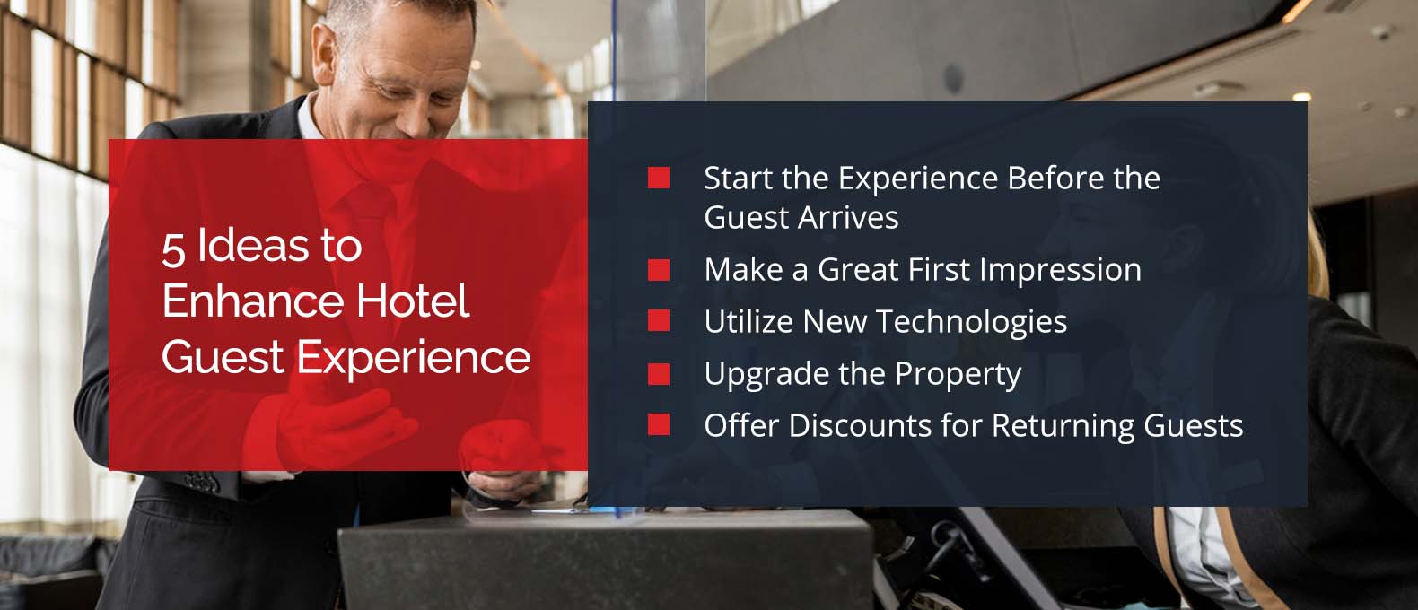 5 Ideas to Enhance Hotel Guest Experience