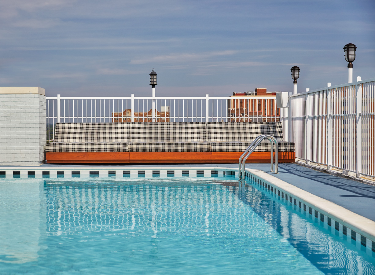 Graduate Richmond Hotel pool seating
