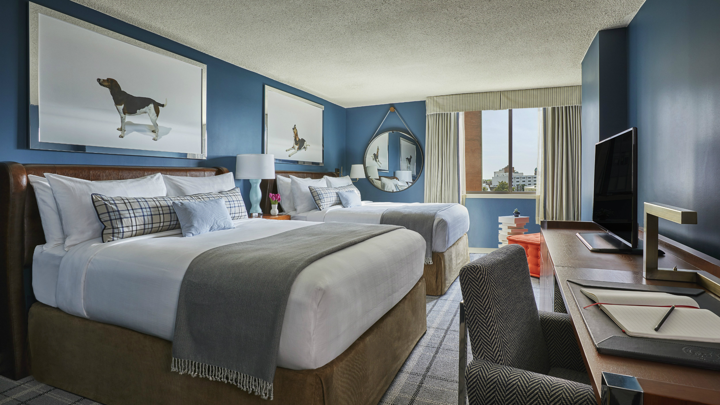 Graduate Richmond Hotel two bed guestroom