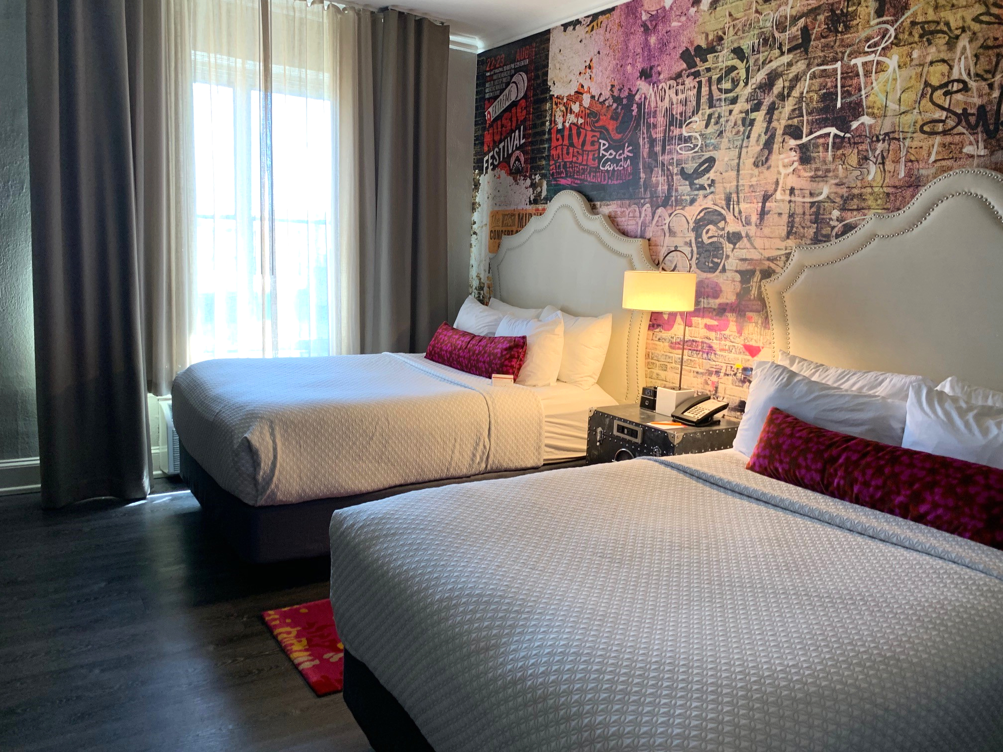 Two double bed guestroom at Hotel Indigo Atlanta Midtown