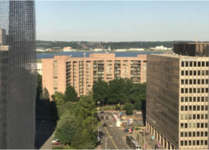 Distant view of Marriott Crystal Gateway