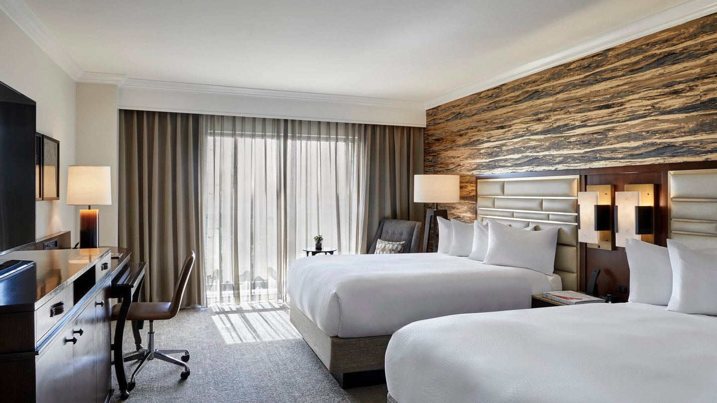 JW Marriott San Antonio Hill two bed guestroom