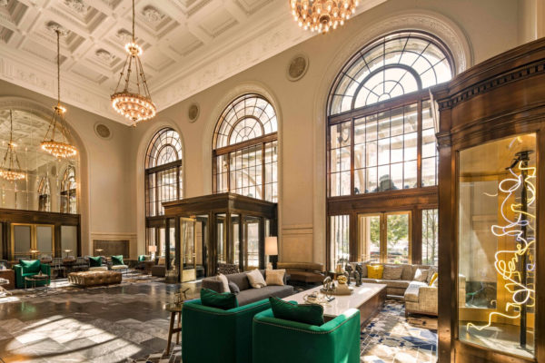 The Notary Hotel lobby